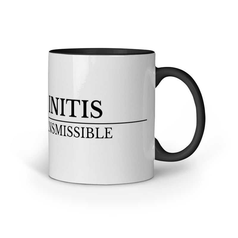 Funny Coffee Mug – Caffeinitis : Highly Transmissible
