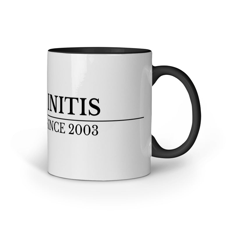 Funny Coffee Mug – Caffeinitis : Chronic Since 2003