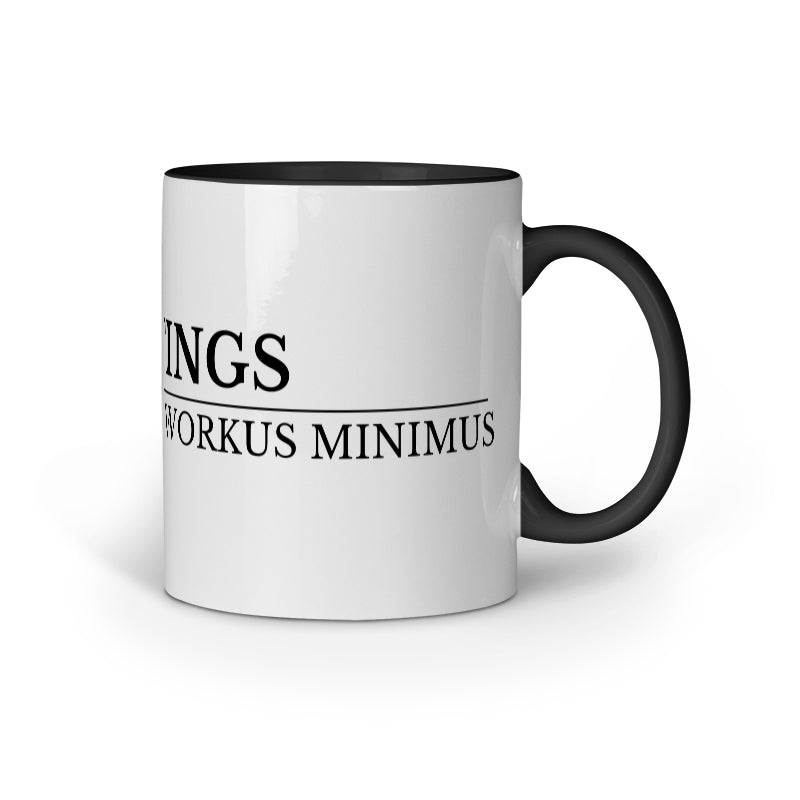 Funny Office Mug – Talkus Maximus: Workus Minimus