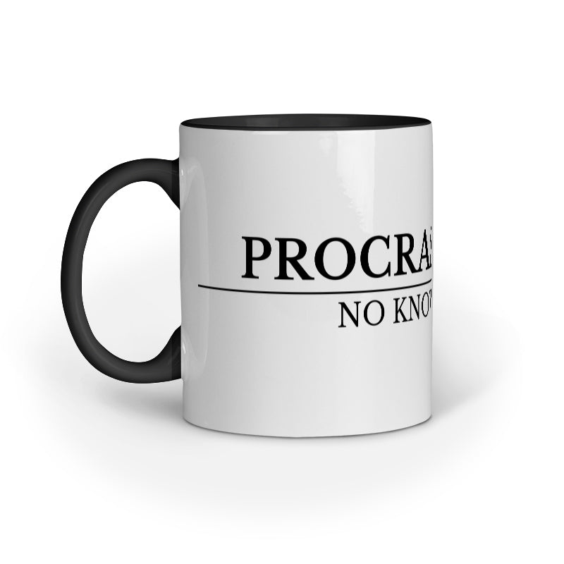 Funny Office Mug – Procrastinitis : No Known Cure